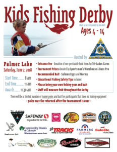 Tri-Lakes Lions Club 2018 Fishing Derby Flyer